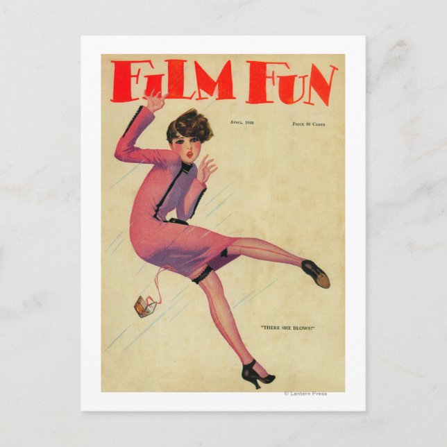 Film Fun Magazine Cover Postcard (Front)