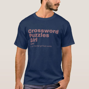 Film Girl - Crossword Puzzles T-Shirt