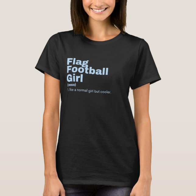 Film Girl - Flag Football T-Shirt (Front)