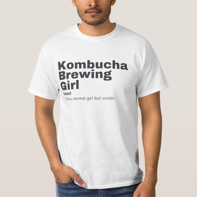 Film Girl - Kombucha Brewing T-Shirt (Front)