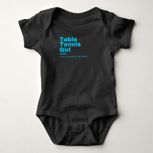 Film Girl - Table Tennis Baby Bodysuit