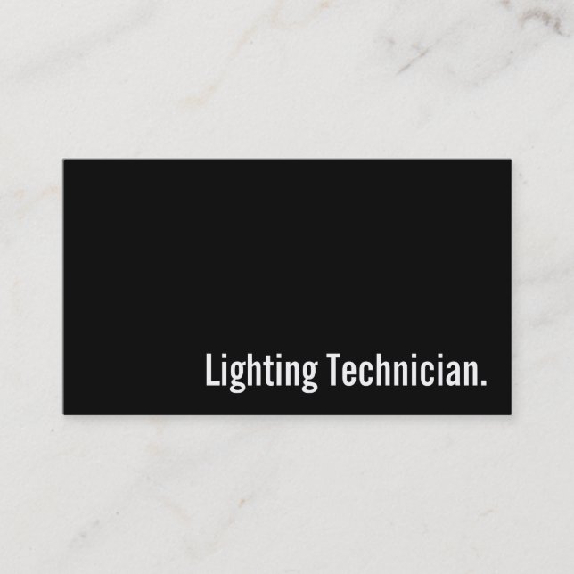 Film Industry Business Card (Front)