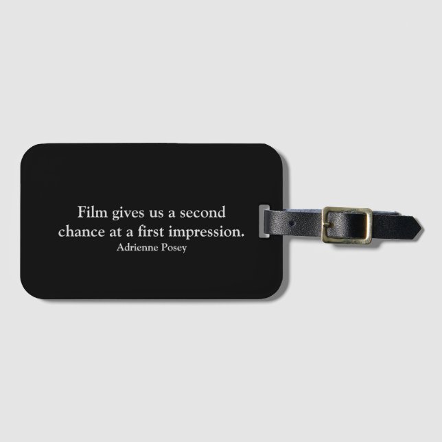Film Luggage Tag (Front Horizontal)