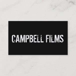 Film Maker, Director Business Card