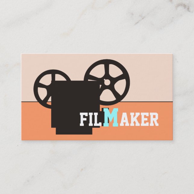 Film maker/director/Movie maker business cards (Front)