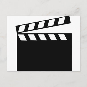 Film Movie Clapper Postcard