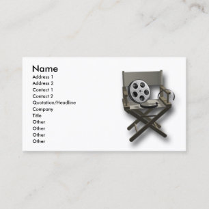 Film Movie director chare Business Card