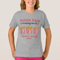 Film Movie Night Sleepover Popcorn Birthday Party