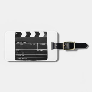 Film Movie Video production Clapper board Luggage Tag