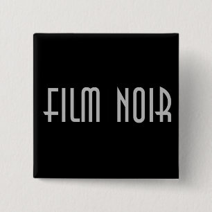 Film Noir 15 Cm Square Badge