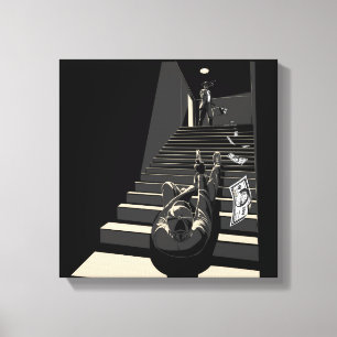 Film noir canvas print