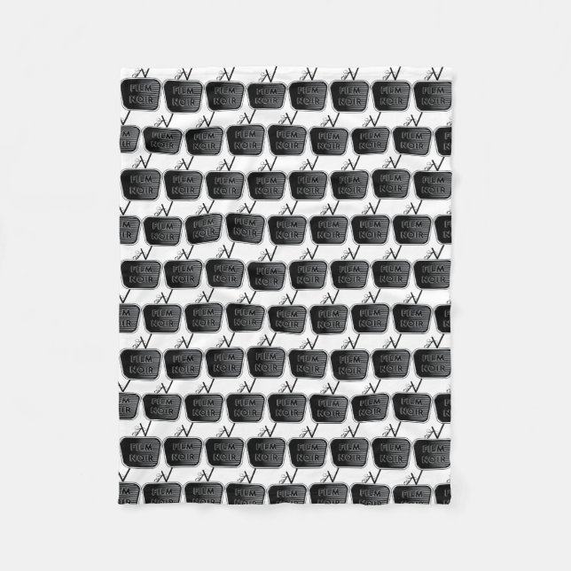 Film Noir Fleece Blanket (Front)