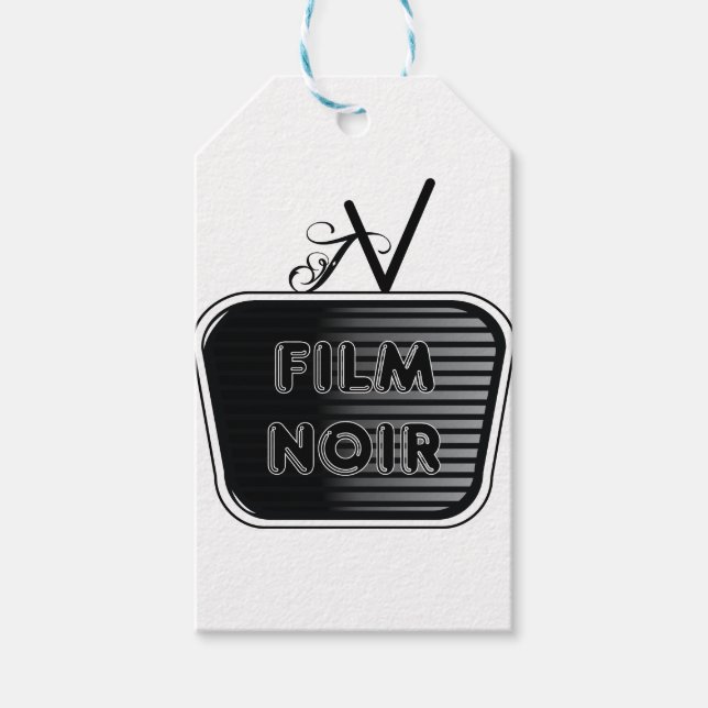 Film Noir Gift Tags (Front)