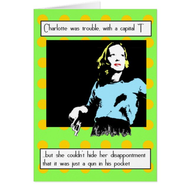 Film Noir: Girl With Gun (Pop Art) (Front)