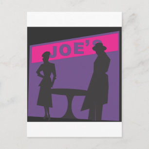 Film Noir Scene Postcard