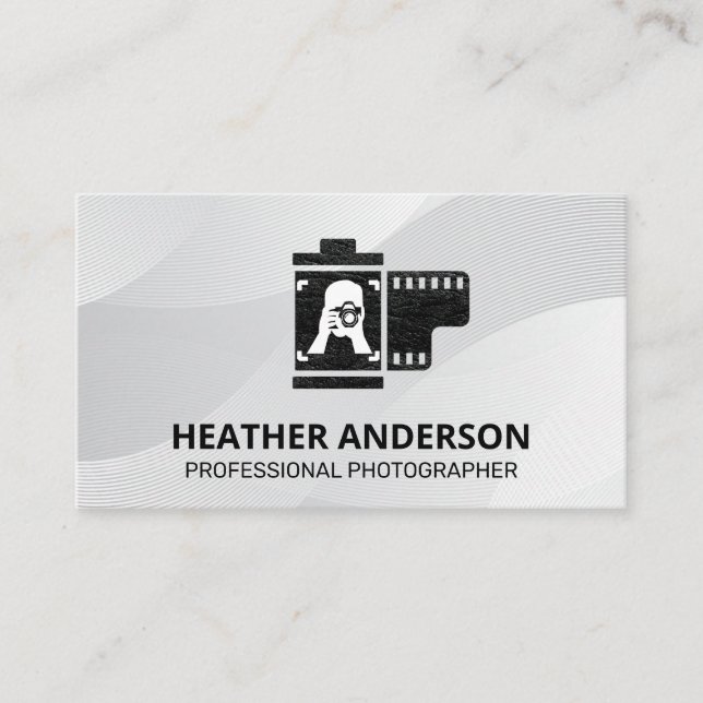 Film | Photographer Logo Business Card (Front)