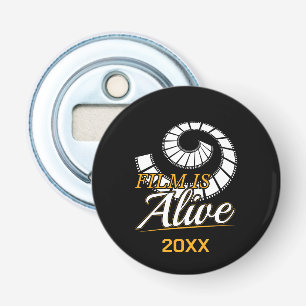 Film Photography - Film is Alive Photographer Bottle Opener