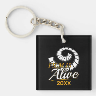 Film Photography - Film is Alive Photographer Key Ring