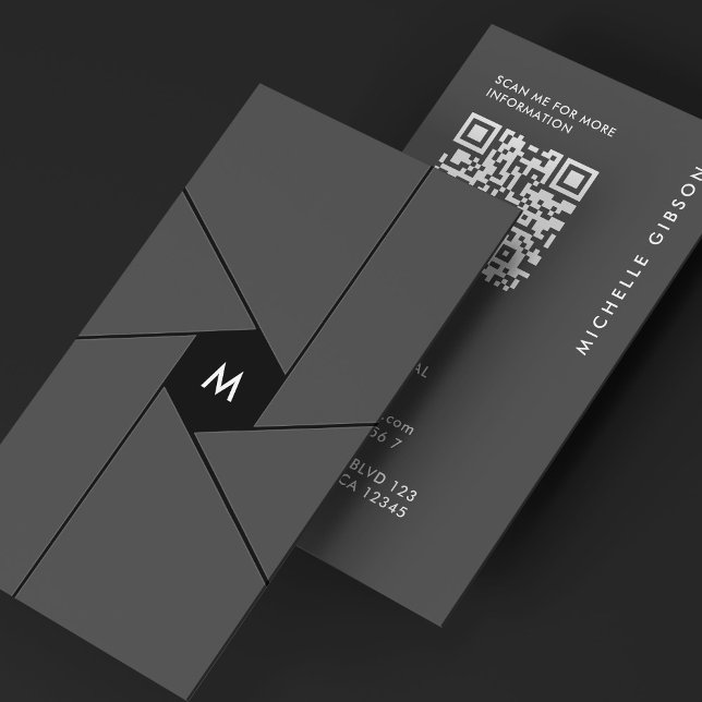 Film Producer Dark Grey Shutter Lens Modern Business Card (Film Producer Dark Grey Shutter Lens Modern Business Card
)