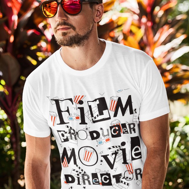 Film Producer, Movie Director Men's Career style  T-Shirt (Creator Uploaded)