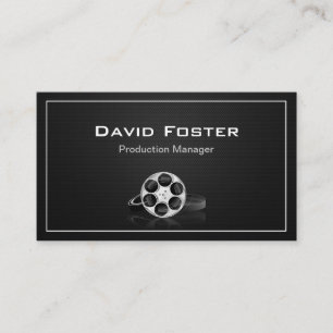 Film Production Manager Director Producer Cutter Business Card