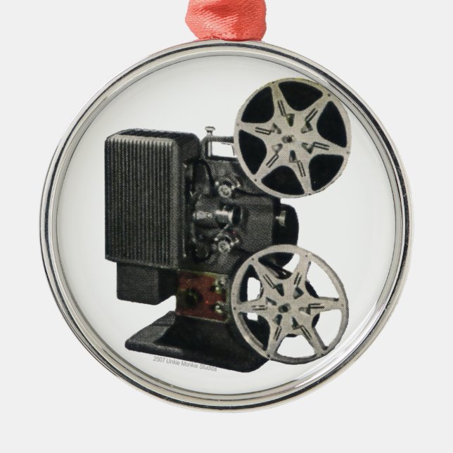 Film Projector 1947 Metal Tree Decoration (Front)