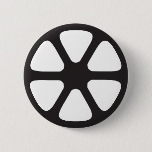 Film Reel 6 Cm Round Badge