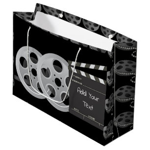 Film Reel, Clapperboard Large Gift Bag