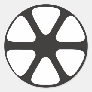 Film Reel Classic Round Sticker