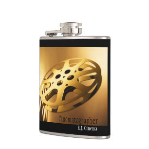 Film Reel Flask
