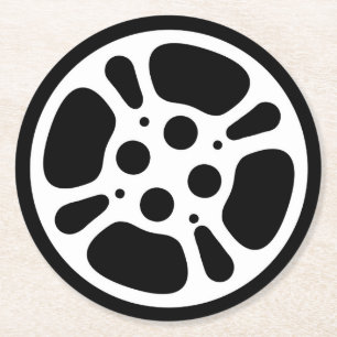 Film Reel / Movie Night Paper Coasters