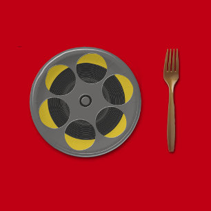Film Reel Movie Night Paper Plate