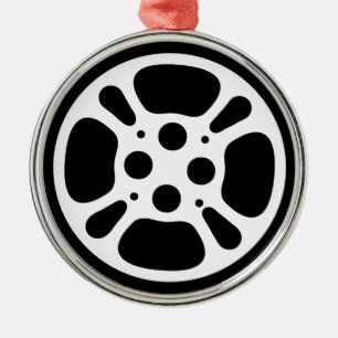 Film Reel / Movie Reel Metal Tree Decoration