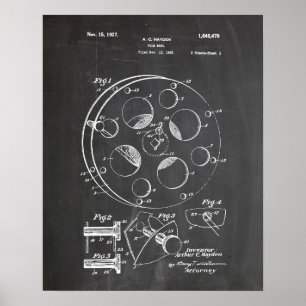 FILM REEL Patent Poster