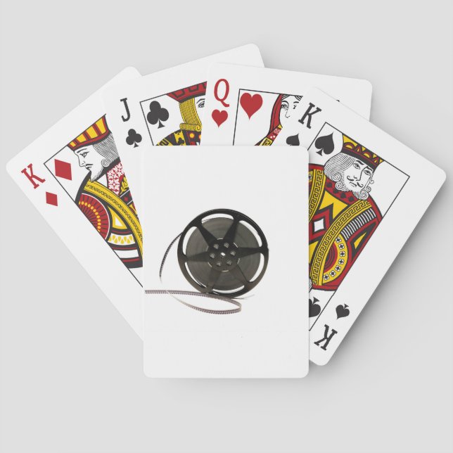 Film reel playing cards (Back)