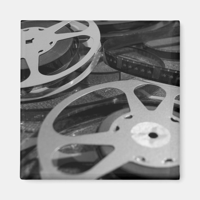 Film Reels Movie Kitchen Magnet (Front)