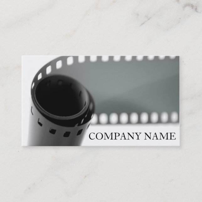 Film Roll Photography Business Card (Front)