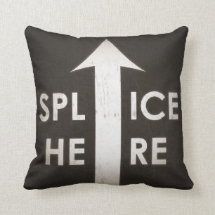 Film Splice Here Pillow