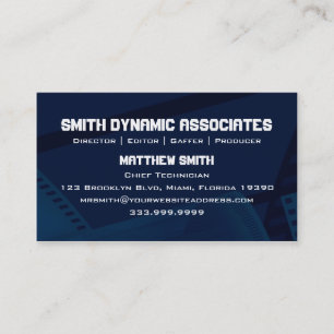 Film Spring Blue V.2 Business Card
