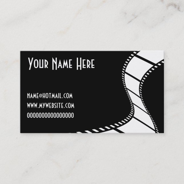 Film Strip Business Card (Front)
