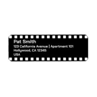 Film Strip Custom Return Address Labels