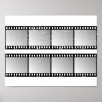 Film Strip Frames Black and White