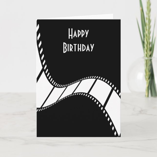 Film Strip Happy Birthday Card (Front)
