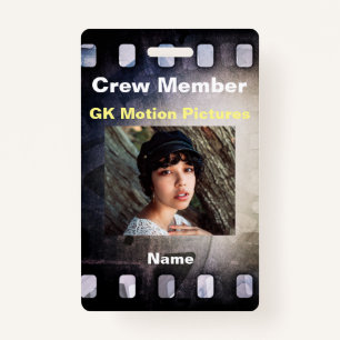 Film Strip ID Badge
