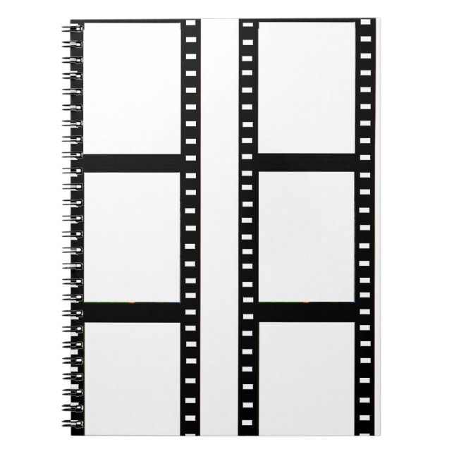 "film strip" photo collage notebook (Front)