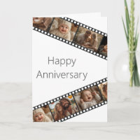 Film Strip Photo Happy Anniversary Card