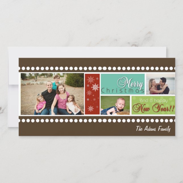 Film Strip Photo Holiday Card (Front)