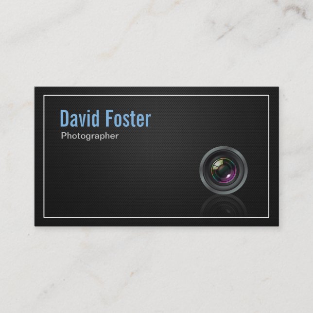 Film TV Photographer Cinematographer Business Card (Front)