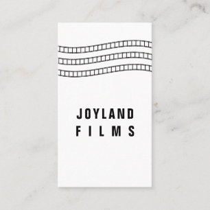 Film Video Camera Movie Director Filming Wedding Business Card