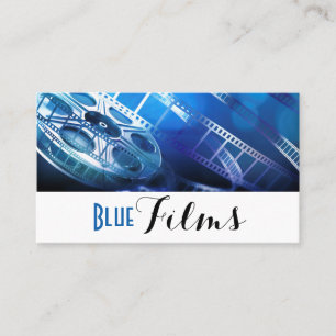 Film Video Camera Movie Director Filming Wedding Business Card